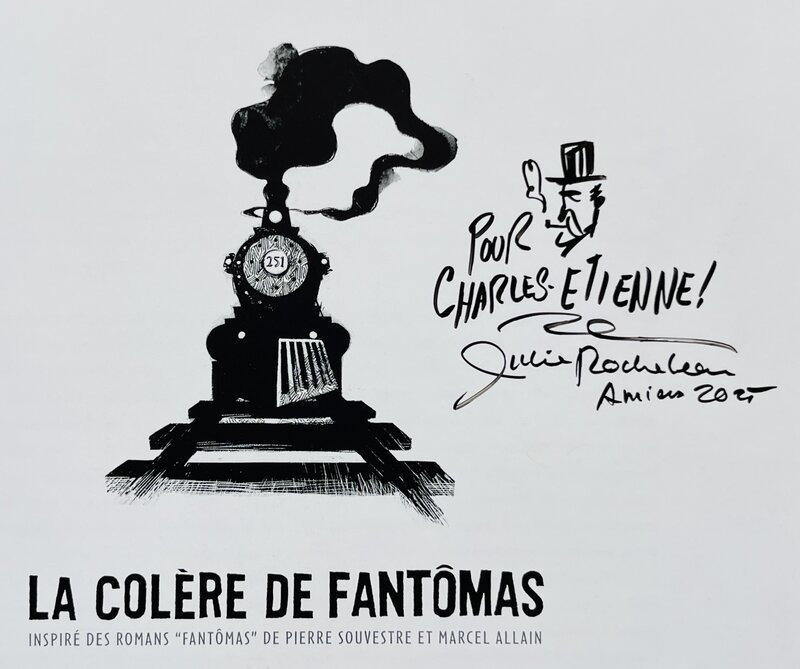 Fantomas par Julie Rocheleau - Dédicace