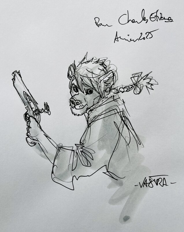 Jim Hawkins par Sébastien Vastra - Dédicace