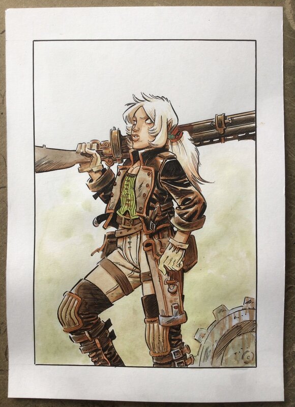 En vente - Erinielle par Xavier Fourquemin - Illustration originale