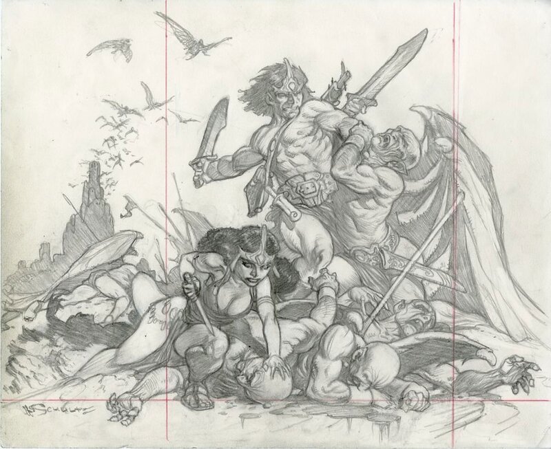 Mark Schultz, Adventures in Science Fantasy Final Cover - Couverture originale