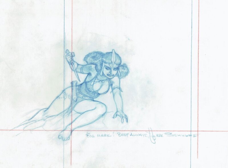 Mark Schultz, Adventures in Science Fantasy Princess Patch - Original Illustration