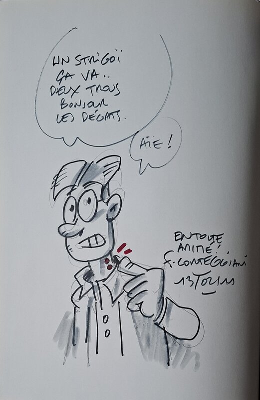 Tatiana K. par François Corteggiani - Dédicace