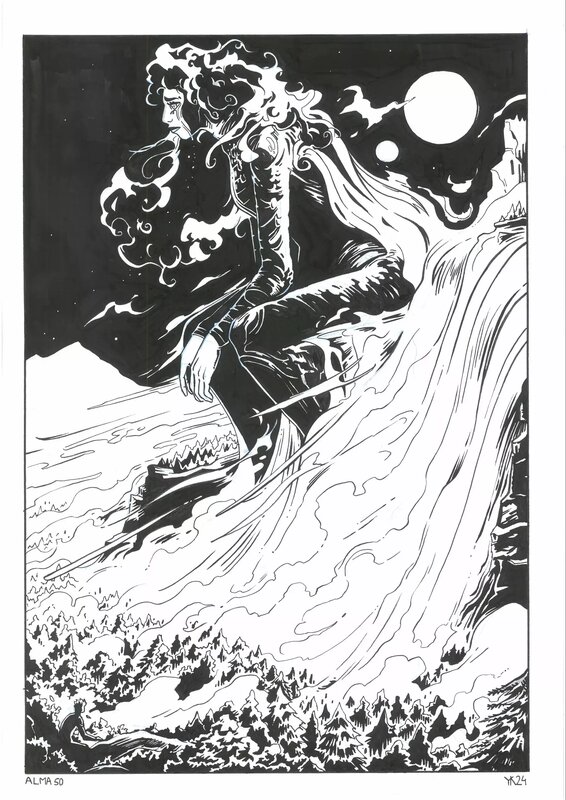 Yoann Kavege, Fantasy - Alma - Page 50 - Planche originale