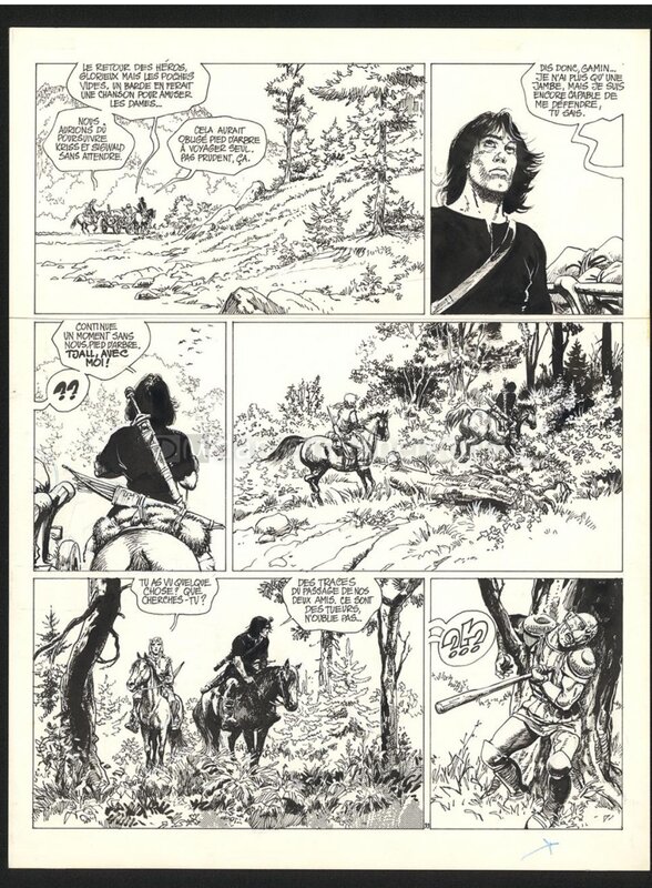 Thorgal, Les Arches par Grzegorz Rosinski - Planche originale