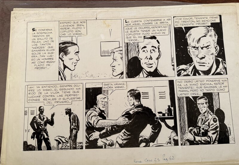 Amapola Negra par Francisco Solano Lopez, Hector Oesterheld - Planche originale