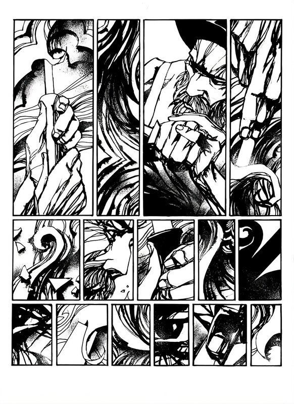 En vente - Danijel Zezelj, Babylone - Chapitre 2 - Planche originale