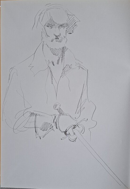 André Juillard, Gabriel de Troïl - Plume aux vents - Sketch