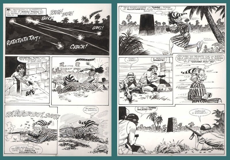 Mister NO par Bruno Marraffa - Planche originale