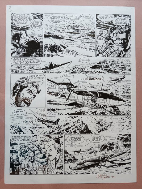 Félix Molinari, Les héritiers d'orphée - Planche originale