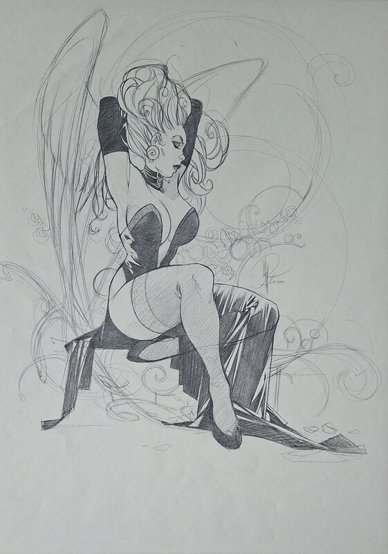 Alberto Varanda, Ange - Paradis Perdu - Illustration originale