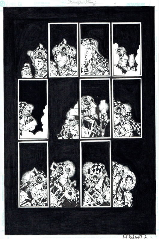 Steampunk #2 Pg 1 par Chris Bachalo, Richard Friend - Planche originale