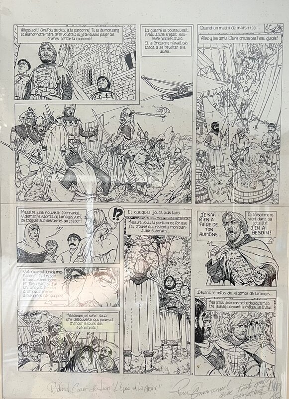 Delaby Richard Coeur de Lion - Comic Strip