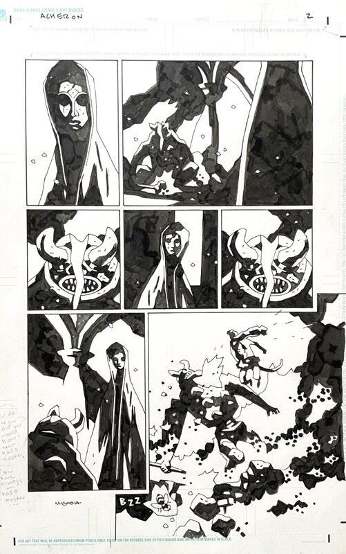 Mike Mignola, Sir Edward Grey: Acheron Pg 2 - Planche originale
