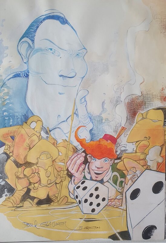 Paul Glaudel - Les Maîtres Cartographes T5 - Original Illustration