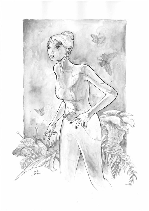Stéphane De Caneva, Artémis Fallet, Opéra Imaginarium - Original art