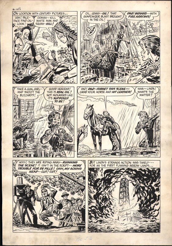 Lee Elias, Black Cat comics #18 p3 - Planche originale