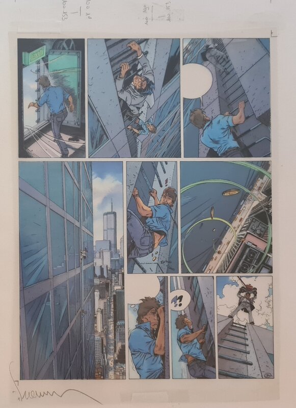 Largo Winch par Philippe Francq - Planche originale