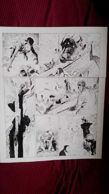 Hermann, Jeremiah 4. Les yeux de fer rouge - Planche originale