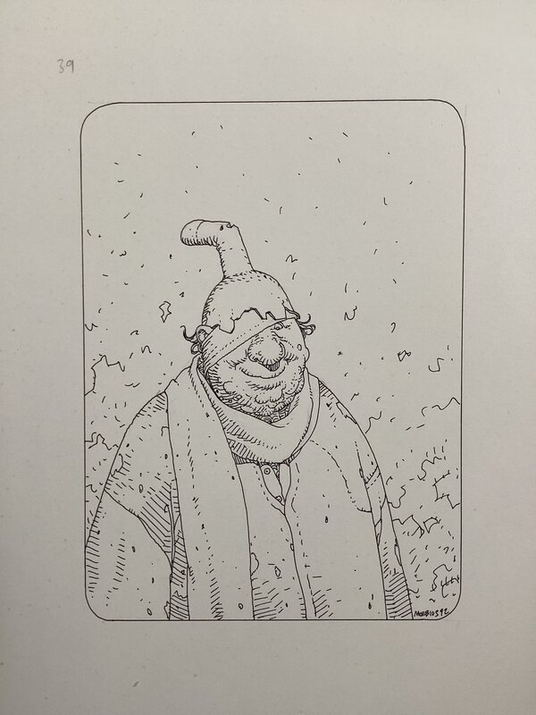 En vente - The roacher par Moebius - Planche originale