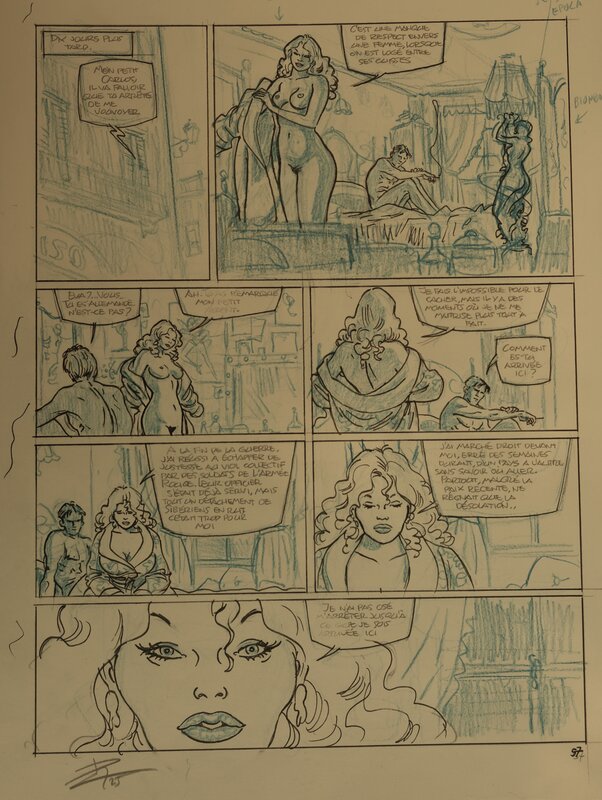 Rubén Pellejero, Barcelona, AME NOIRE - Planche originale