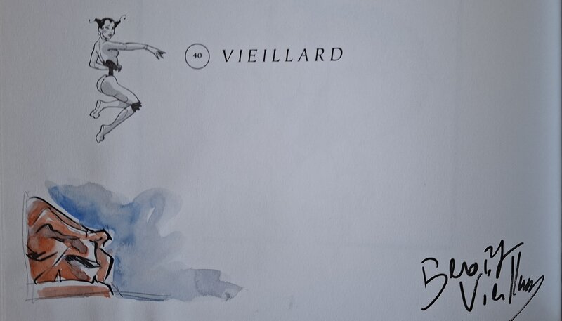 Tête en colère  - Vieillard - Sketch