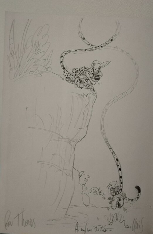 Marsupilami par Alexis Nesme, Lewis Trondheim - Dédicace