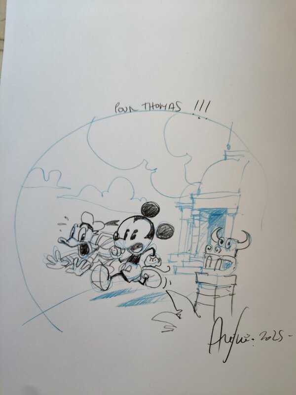 Mickey et Donald by Alexis Nesme - Sketch