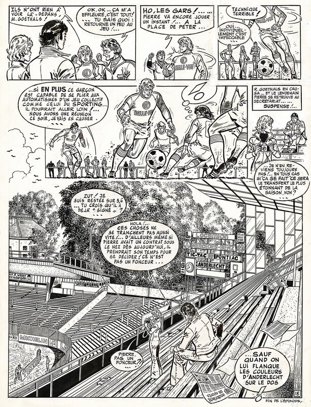 Raymond Reding, Section R L'anderlechtois - Comic Strip