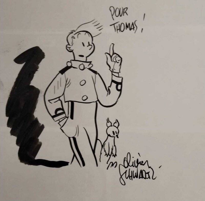 Spirou by Olivier Schwartz - Sketch