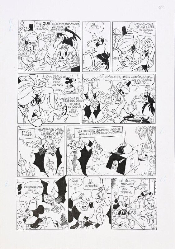 Claude Marin, François Corteggiani, Les mille et un ennuis - Planche originale