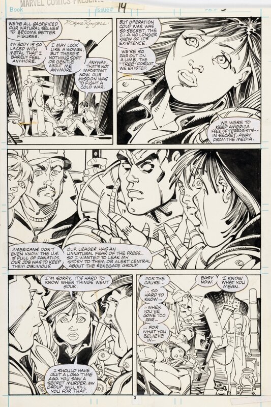 Rick Leonardi, Marvel Comic Presents 14 - Œuvre originale