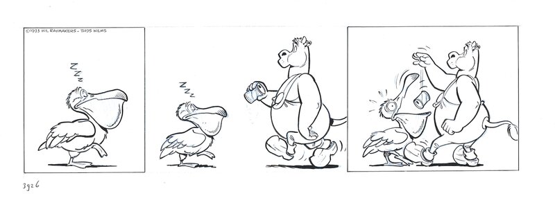 Boes par Wil Raymakers, Thijs Wilms - Planche originale