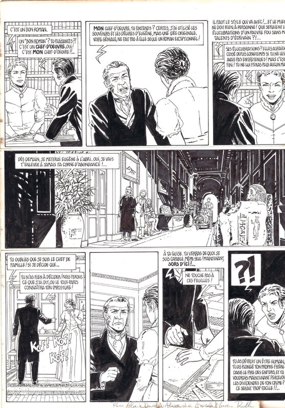 Lucien Rollin, Planche 50 du tome 8 (Nahik) du Décalogue - Planche originale