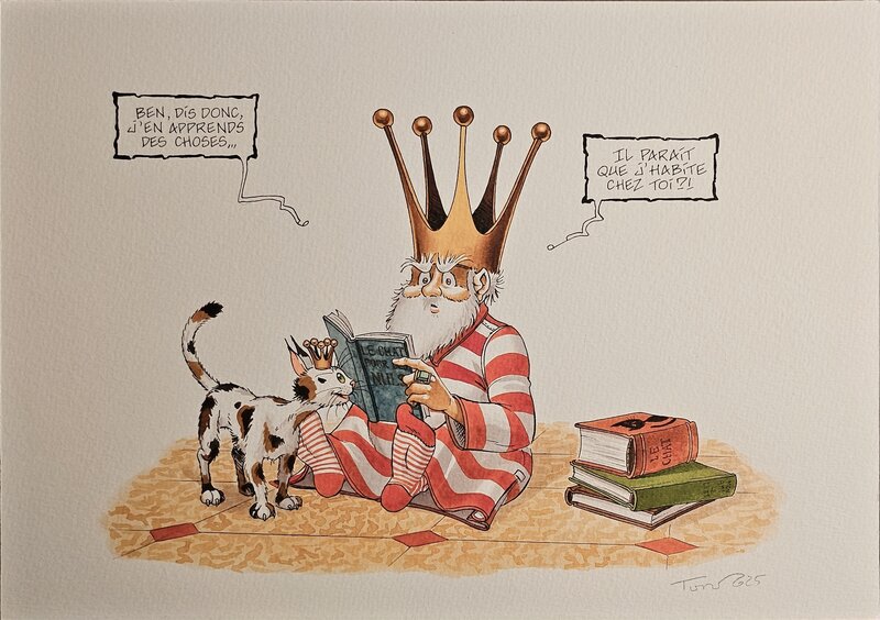 Le chat by Turf - Original Illustration