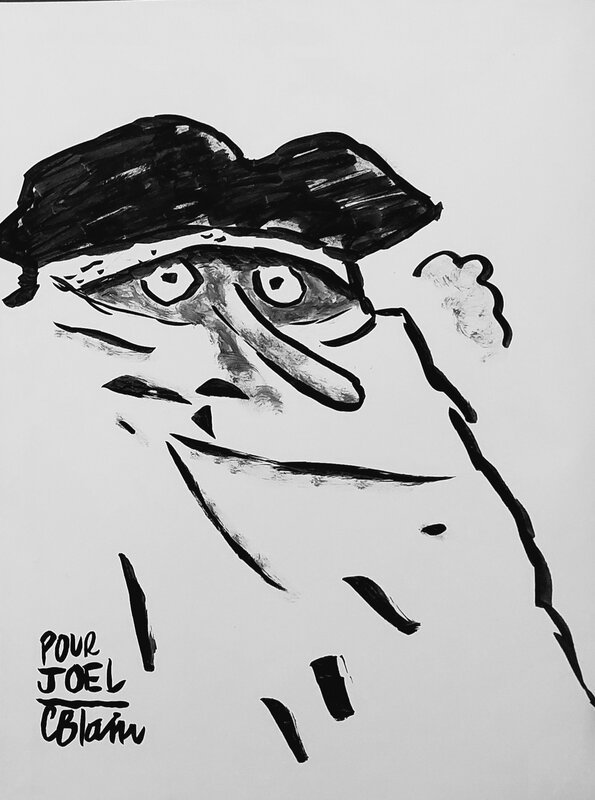 Christophe Blain, Isaac le Pirate - dédicace - Sketch