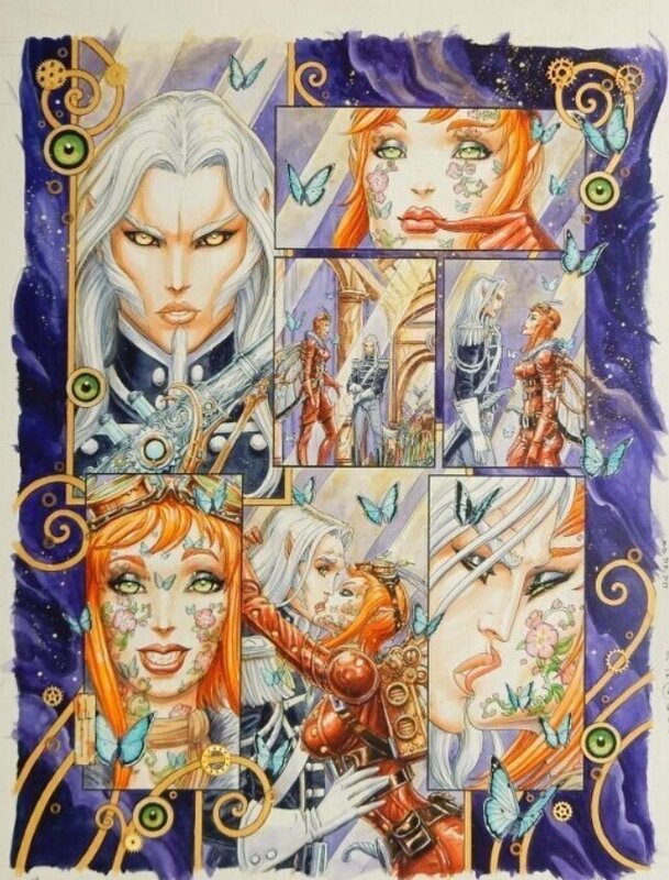 Olivier Ledroit, Wika et la Gloire de Pan. - Planche originale