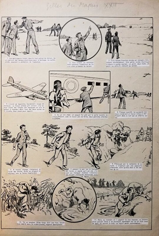 Gilles du Maquis by Joseph Porphyre Pinchon, Cloval - Comic Strip