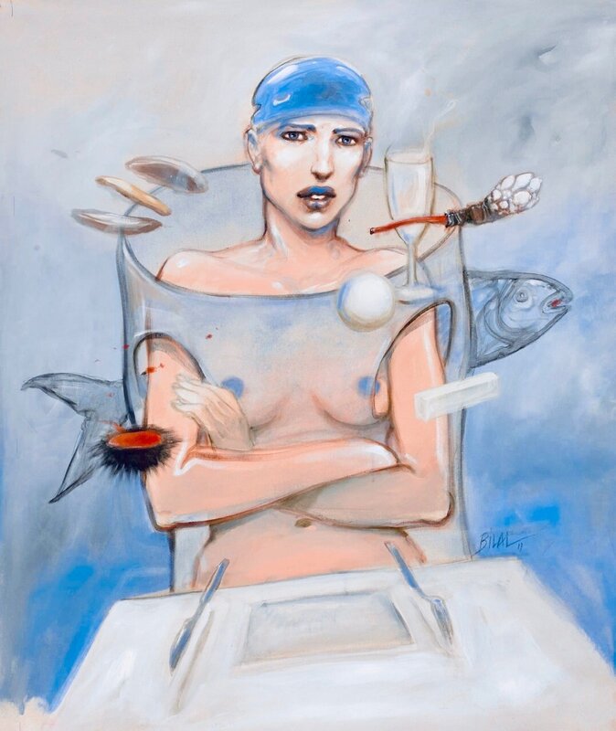 Océane by Enki Bilal - Original Illustration