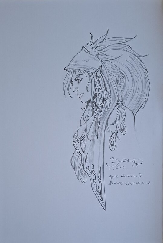 Elfes by Jean-Paul Bordier - Sketch