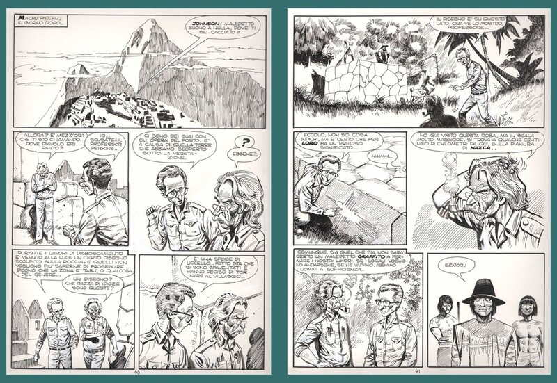 Mister NO par Bruno Marraffa - Planche originale