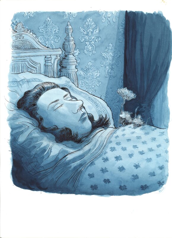 En vente - Phicil - Le grand voyage de Rameau : Béatrix Potter - Illustration originale