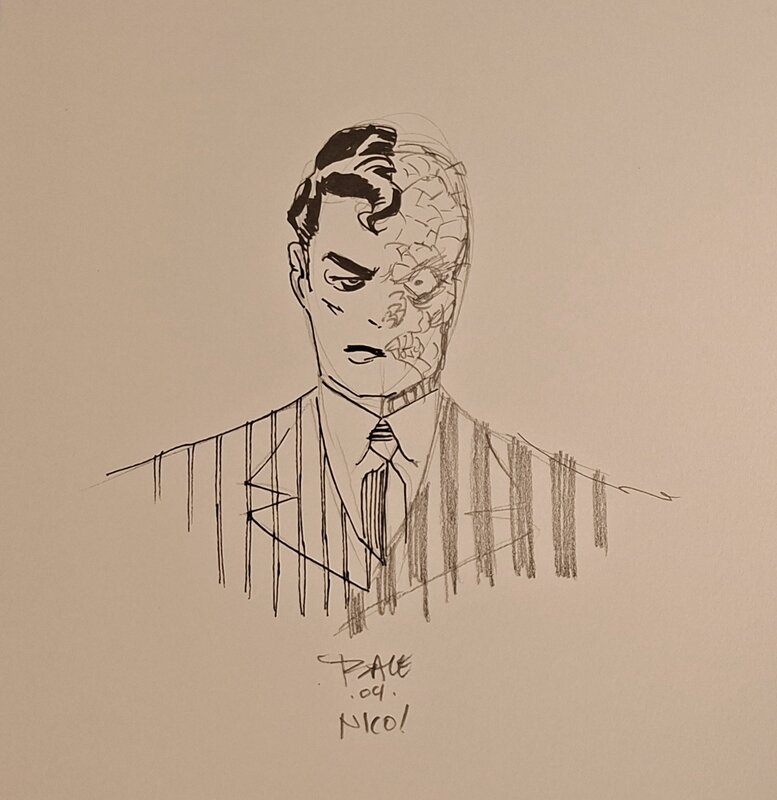 Double-Face by Tim Sale - Sketch