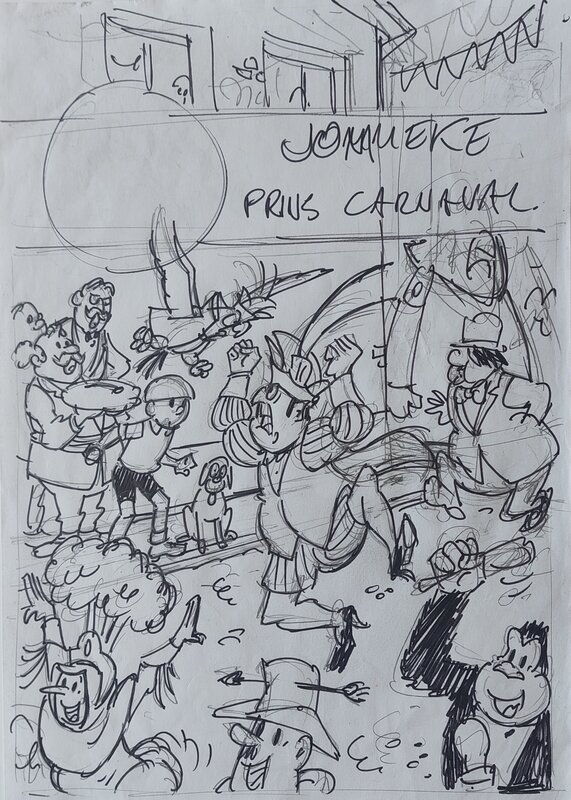 Gerd Van Loock, Jommeke 268: Prins Carnaval - Planche originale