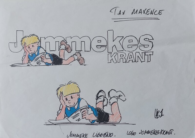 Logo Jommekeskrant by Gerd Van Loock - Comic Strip