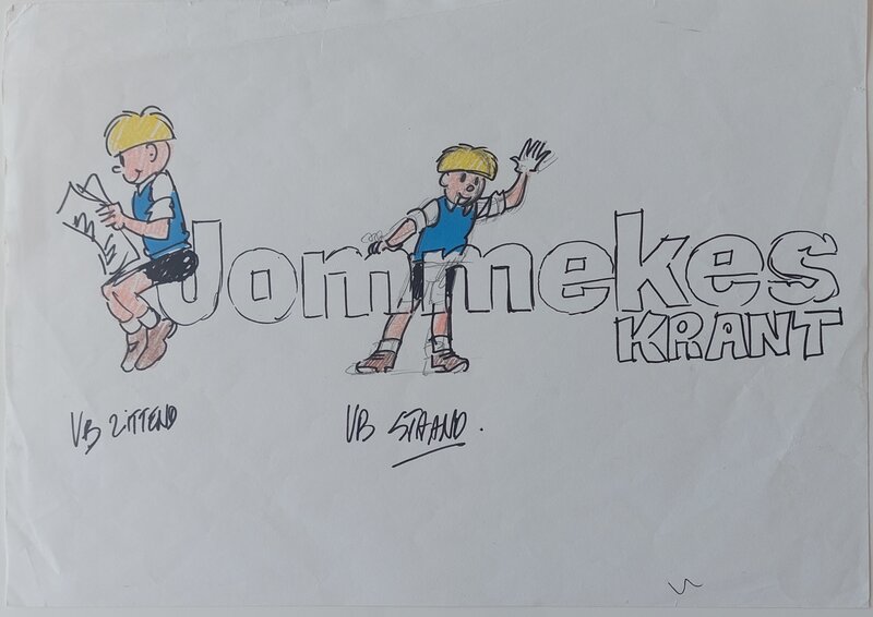 Logo Jommekeskrant by Gerd Van Loock - Comic Strip