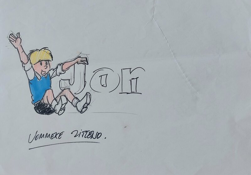 Logo Jommekeskrant by Gerd Van Loock - Comic Strip
