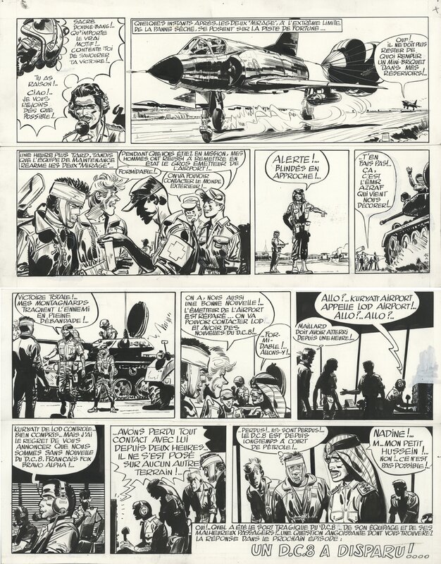 Joseph Jijé, Jean-Michel Charlier, Mission dernière chance - Comic Strip