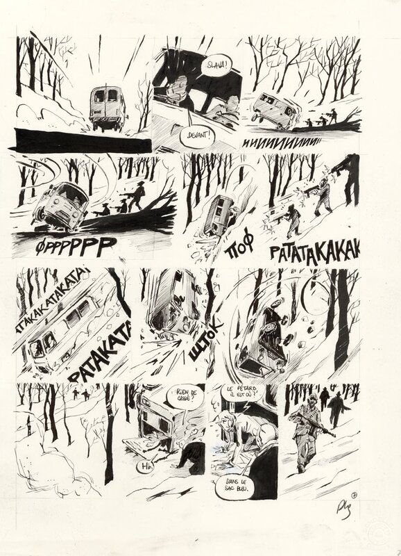 Pierre-Henry Gomont, SLAVA_TOME 1_PLANCHE 7 - Planche originale