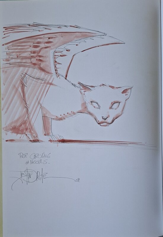 Jean-Baptiste Andréae, Le Chat qui vole - Mangecoeur - Dédicace