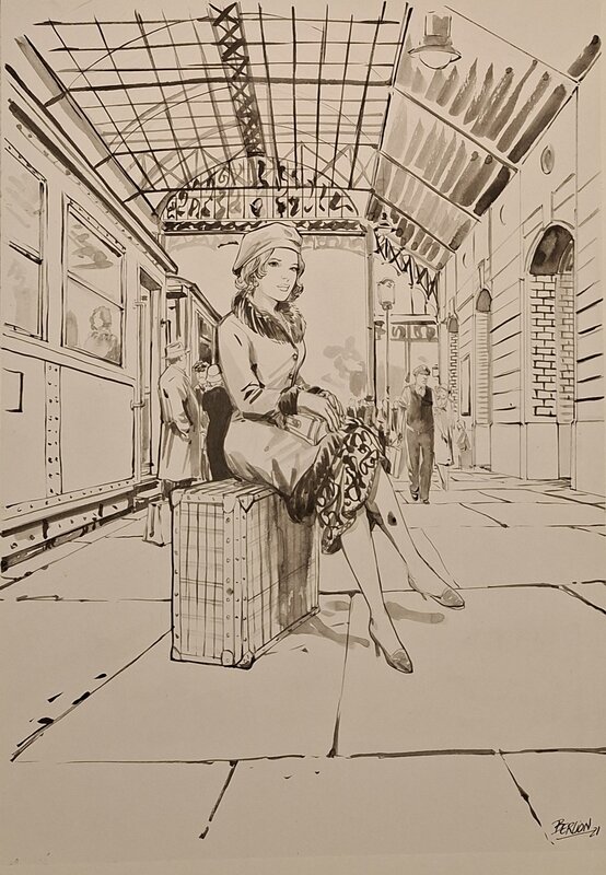 Olivier Berlion, Agata - couverture du tome 3 (étude) - Original Cover